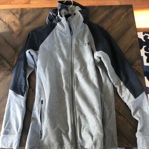 Grey Under Armor Fleece Jacket